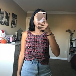 Patterned tank top
